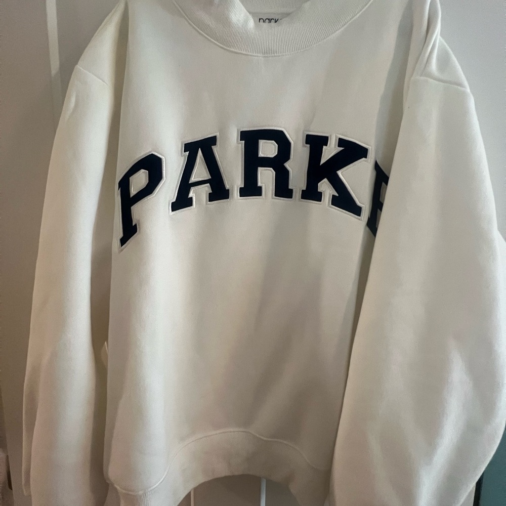 Parke White mock neck